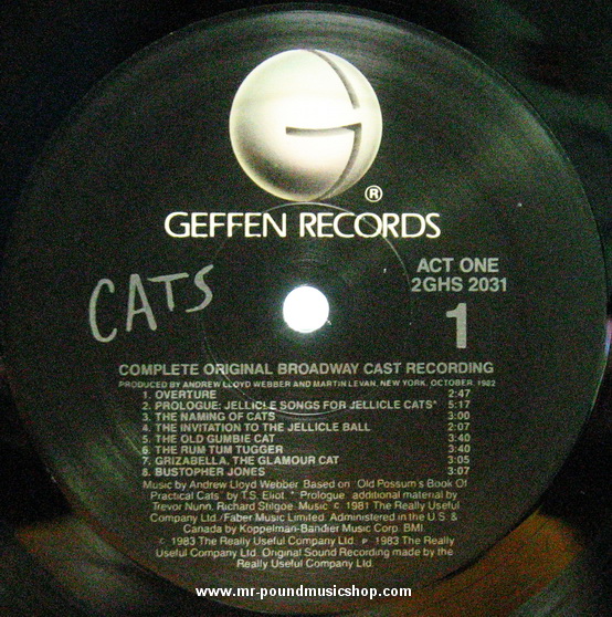 Andrew Lioyd Webber - Cats : Complete Original Broadway Cats Recording