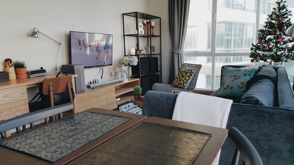 ขาย / เช่า คอนโด Garden Asoke - Rama 9 (การ์เด้น อโศก - พระราม 9) 1 ห้องนอน 1 ห้องน้ำ ตึก A 3 ชั้น 6 ห้องมุม ขนาด 45 ตรม. ติดกับบันไดหนีไฟ Fully Furnished พร้อมเครื่องใช้ไฟฟ้า