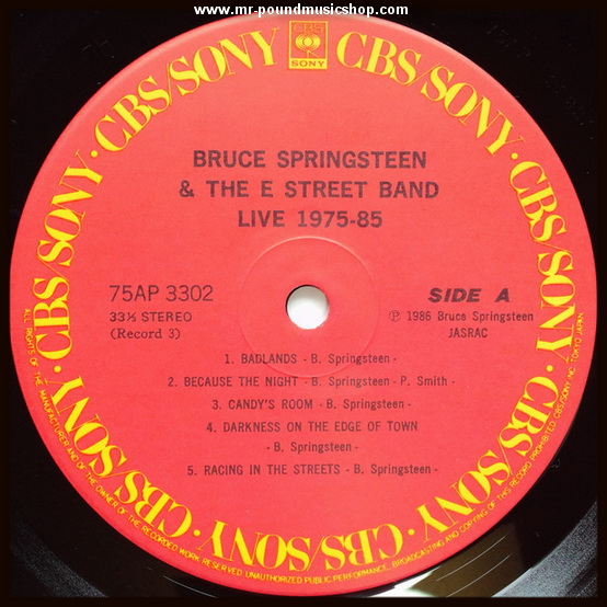 Bruce Springsteen & The E-Street Band - Live / 1975-85