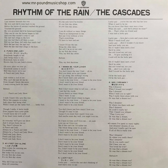 The Cascades - Rhythm Of The Rain