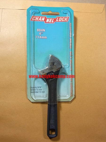 ประแจเลื่อน Channellock ขนาด4นิ้ว...ใหม่แท้