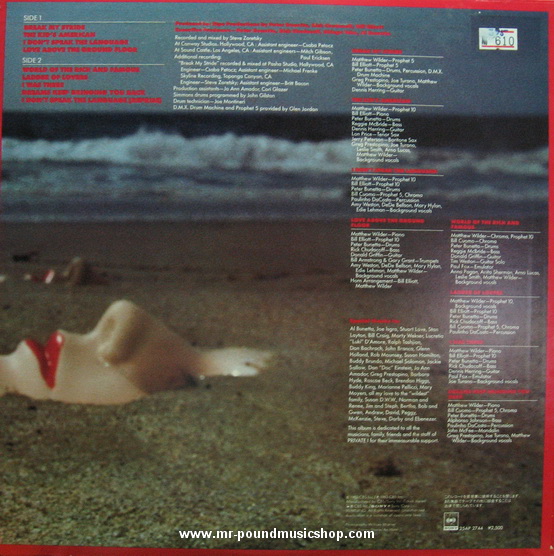 Matthew Wilder - I Don't Speak The Language