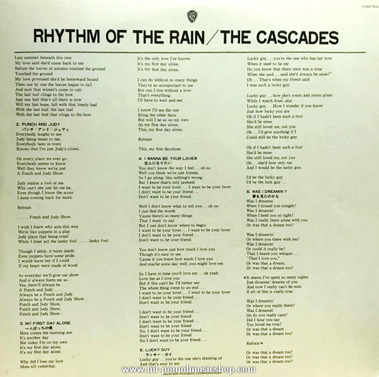 The Cascades - Rhythm Of The Rain