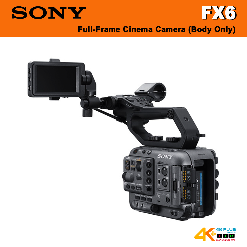 Sony FX6 Full-Frame Cinema Camera (Body Only)