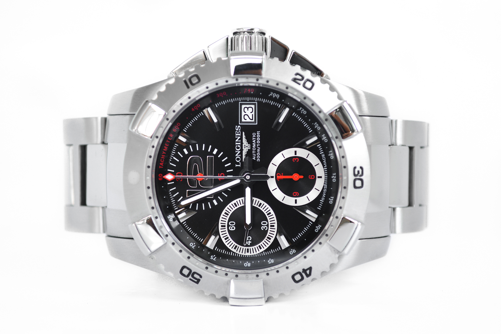 Longines Hydroconquest Automatic Chronograph หน้าดำ (Sold)