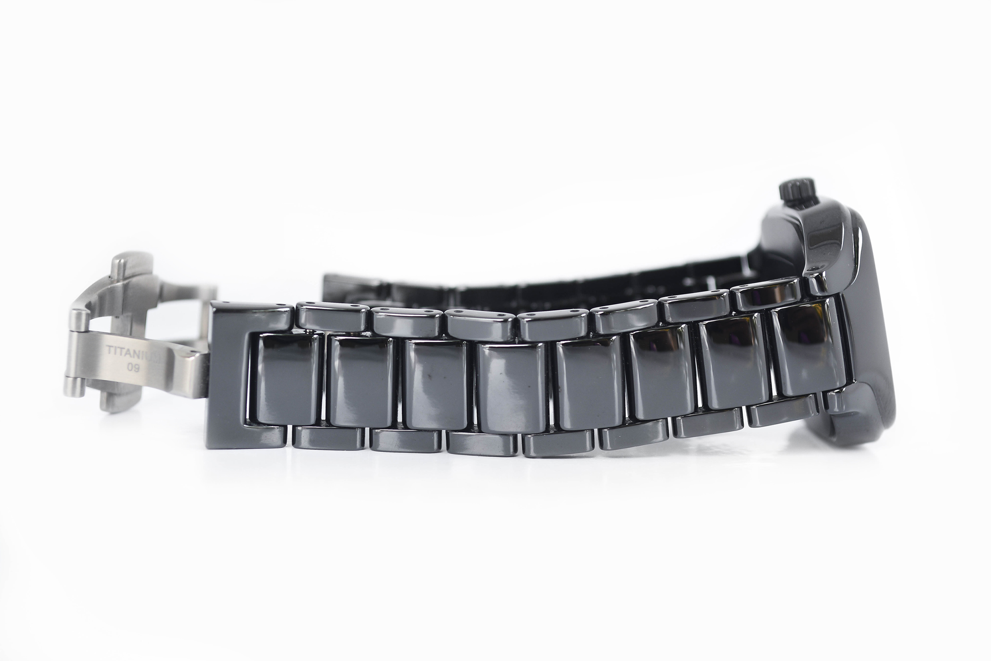 Rado True Square Ceramic Lady Size Quartz หน้าดำ