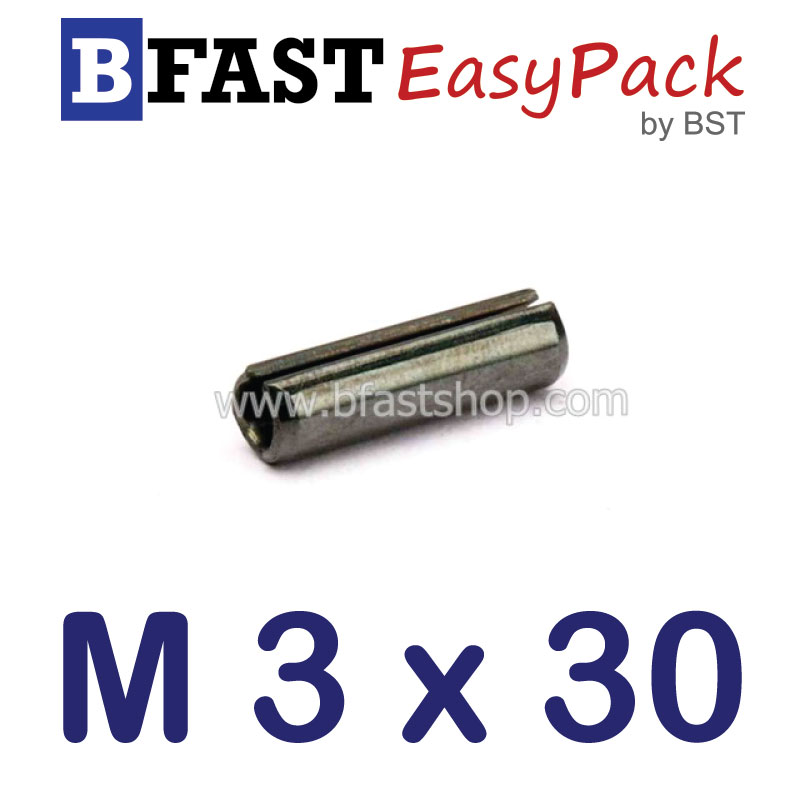 ปิ๊นตะกุด M 3 x 30 (10 ตัว/ถุง)