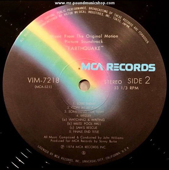 John Williams - Earthquake (Music From The Original Motion Picture Soundtrack)