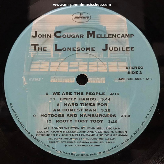 John Cougar Mellencamp - The Lonesome Jubilee