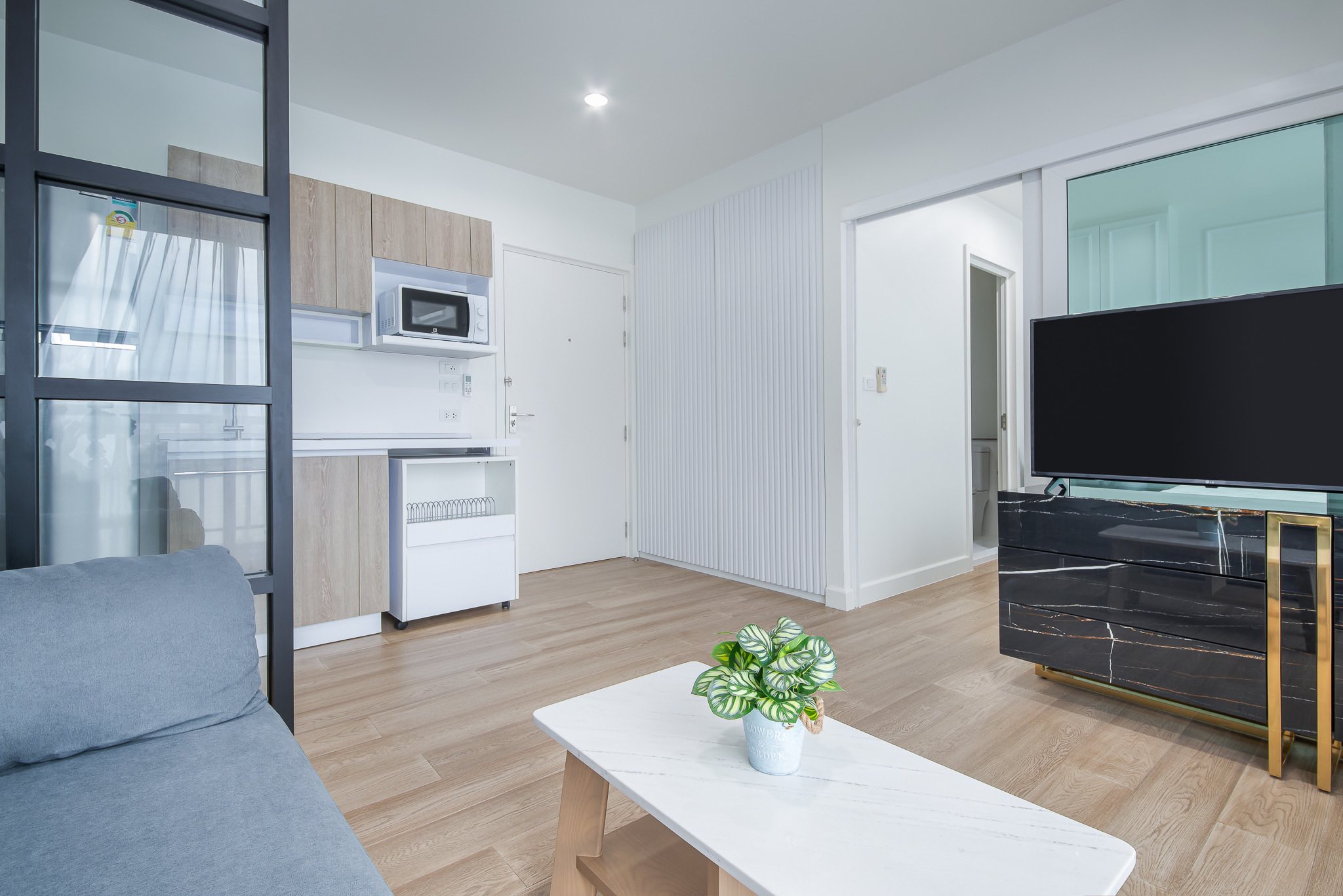 ให้เช่าคอนโด The Key แจ้งวัฒนะ ห้องสวย สะอาด วิวโล่ง พร้อมเข้าอยู่! | ขนาด 32 ตร.ม. | 1 ห้องนอน | ชั้น 7 | Fully Furnished