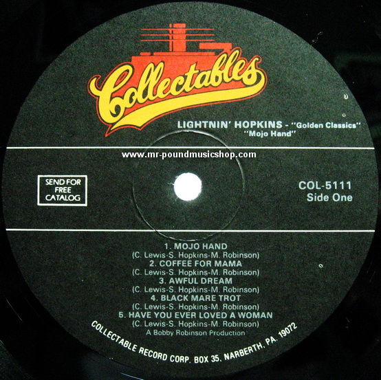 Lightnin' Hopkins - Mojo Hand / Golden Classics