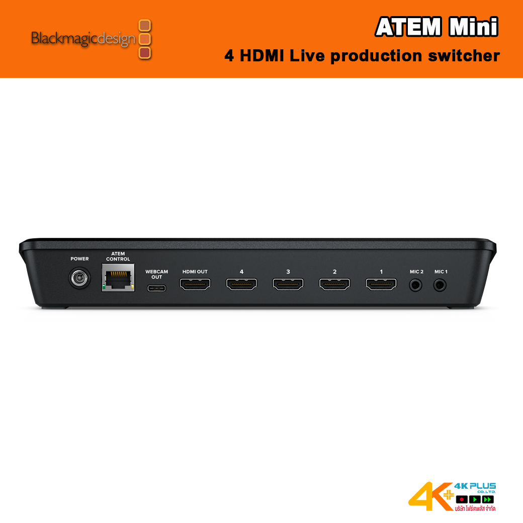 ATEM Mini 4 HDMI Live production switcher