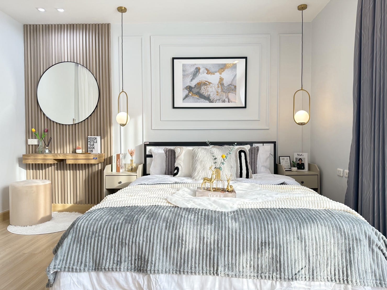 ขายคอนโด Niche Mono Bangna : เดอะ นิช โมโน บางนา 1 ห้องนอน 1 ห้องงน้ำ ขนาด 42 ชั้น 8 อาคาร ซี ห้องแต่งสงยครบตรงปก