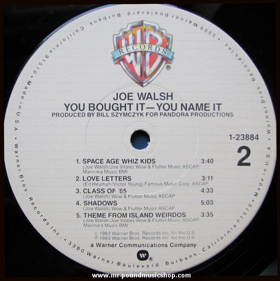 Joe Walsh - You Bought It-You Name It