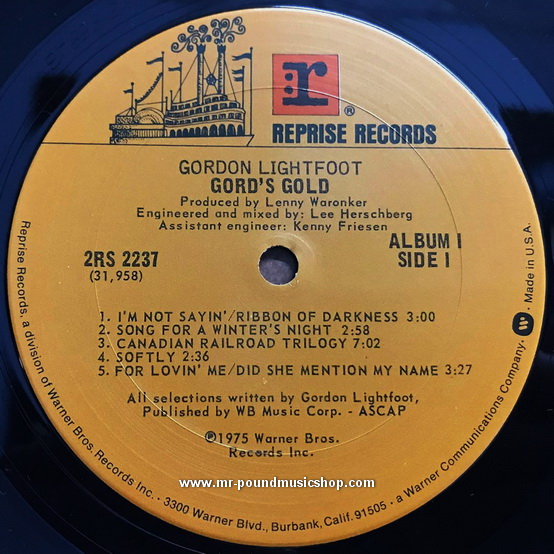 Gordon Lightfoot - Gord's Gold