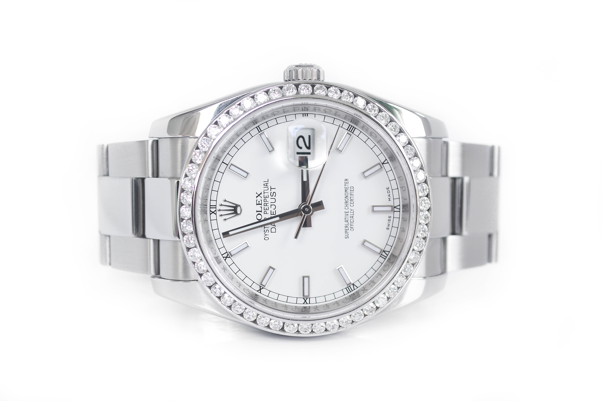 Rolex Oyster Perpetual Datejust White Dial King Size Automatic