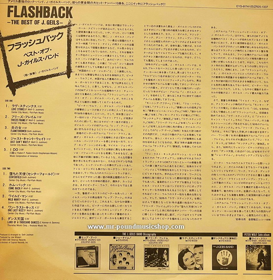 The J. Geils Band - Flashback The Best of The J. Geils Band