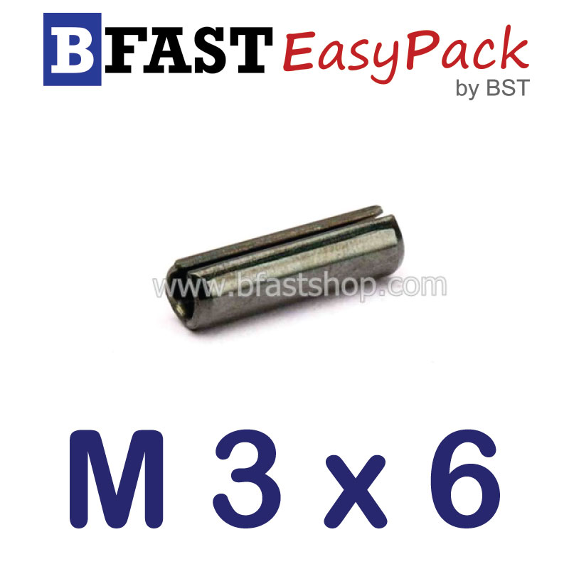 ปิ๊นตะกุด M 3 x 6 (20 ตัว/ถุง)