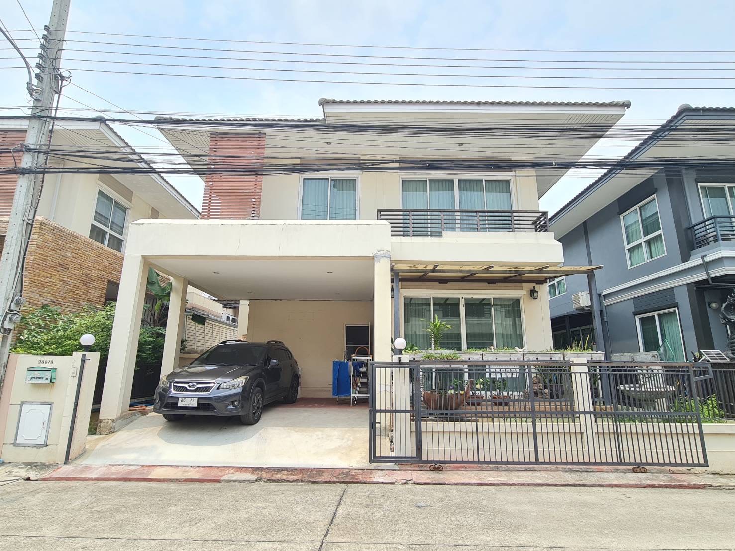 ขายบ้านเดียวติดถนนใหญ่ไม่ต้องเข้าซอย 3.35 ล้าน ราคาเดียวกับทาวน์เฮ้าส์ หมู่บ้าน พัฒนาสิริ เดอะไพรด์ ถนนเลียบคลองสอง