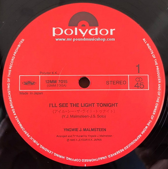 Yngwie J. Malmsteen's Rising Force - Studio / Live '85