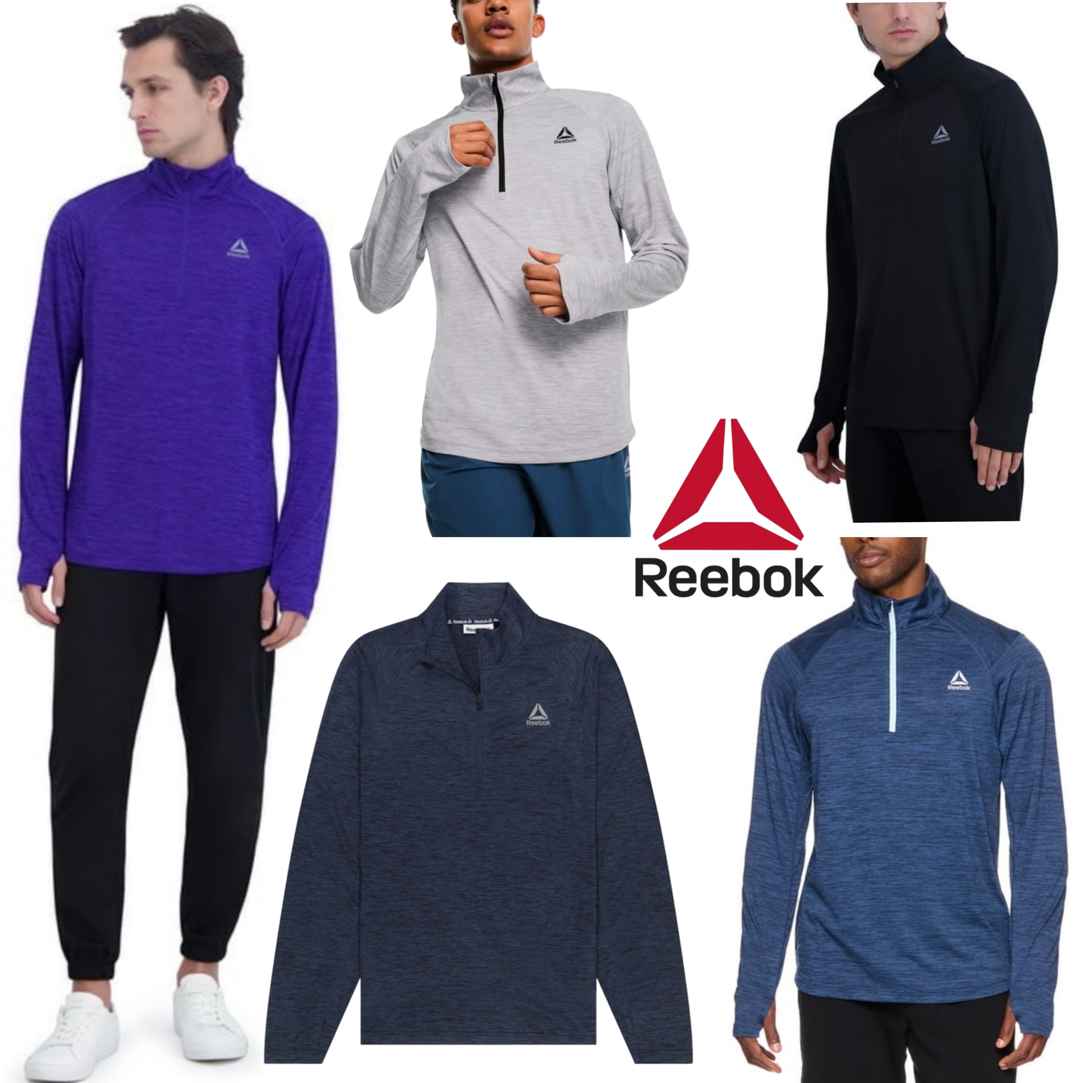 Reebok Trail Quarter-Zip Active Pullover