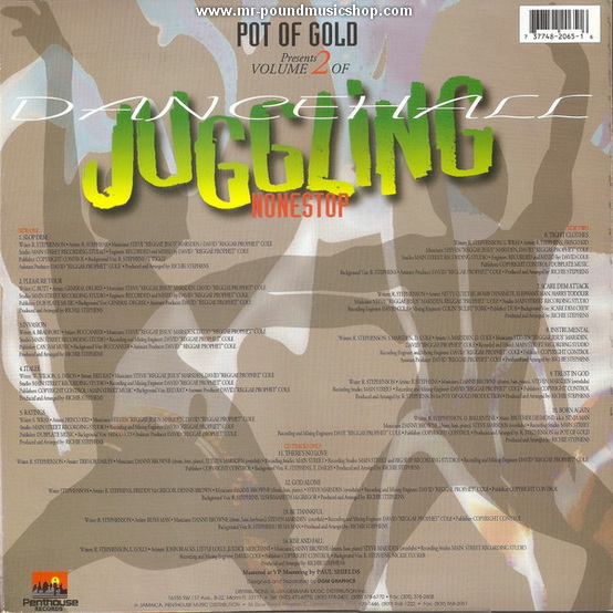 Various Artists - Pot Of Gold Presents Vol.2 Of Dancehall Juging Nonstop