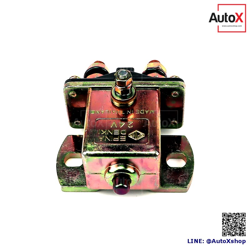 รีเลย์ช่วยสตาร์ท เหลี่ยม มีปุ่มกด 24V SS-80 EN914024 ยี่ห้อEPINA