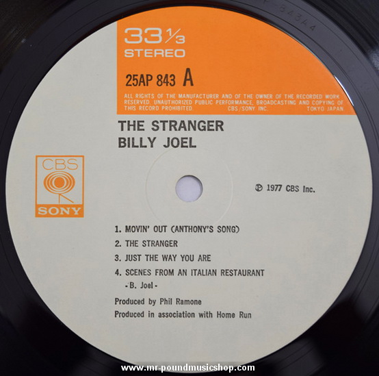 Billy Joel - The Stranger
