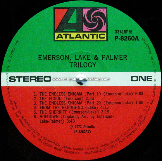 Emerson, Lake & Palmer - Trilogy