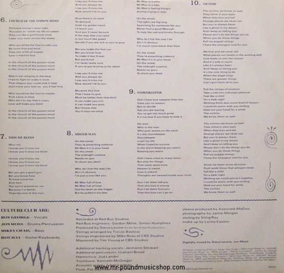 Culture Club - Colour By Numbers