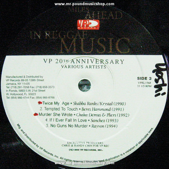Various Artists - VP Records 20th Anniversary