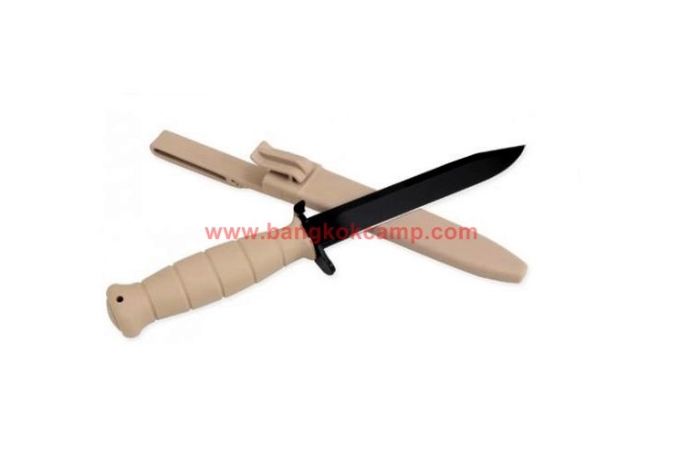 มีด Glock Survival Knife (Glock Field Knife) สันเรียบ (Glock78) Made in Austria ของใหม่ ของแท้ ...สีทราย(Sand)