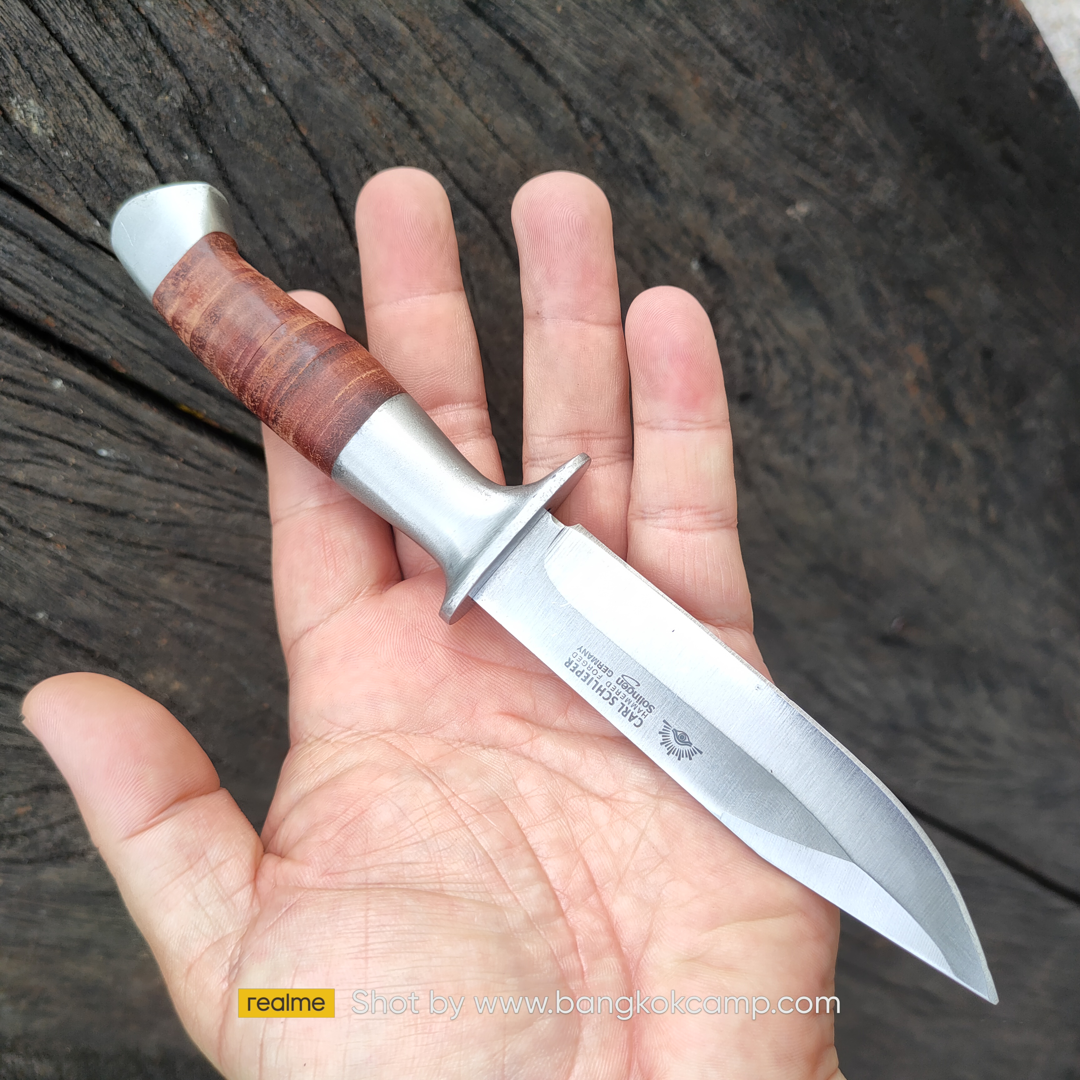 มีดตราตา เยอรมัน CARL SCHLIPPER SOLINGEN GERMANY เก่าเก็บ (2)