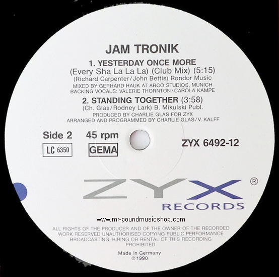 Jam Tronik - Yesterday Once More (Every Sha La La La)