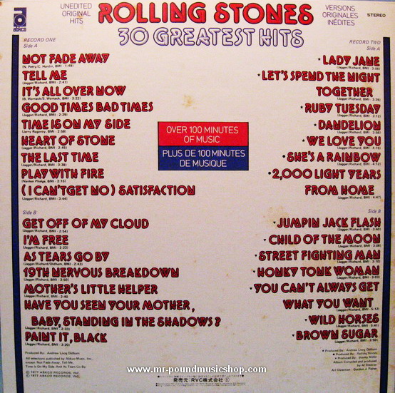 The Rolling Stones - 30 Greatest Hits