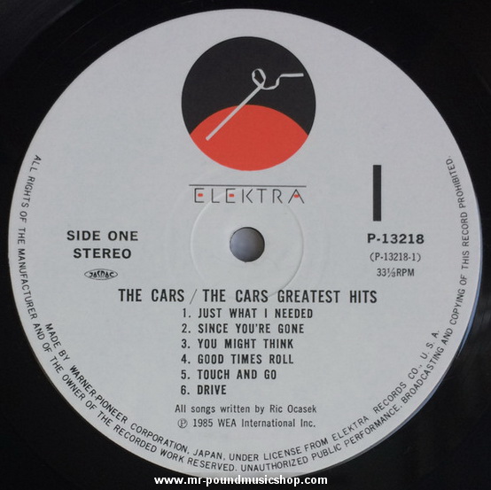 The Cars - The Cars Greatest Hits