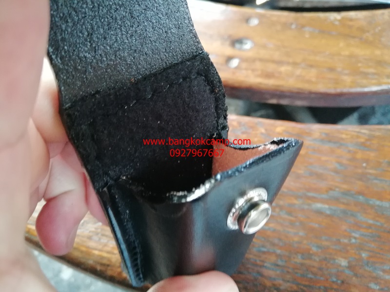 ซองหนังแท้ (สีดำ) ใส่ Victorinox รุ่น SwissChamp