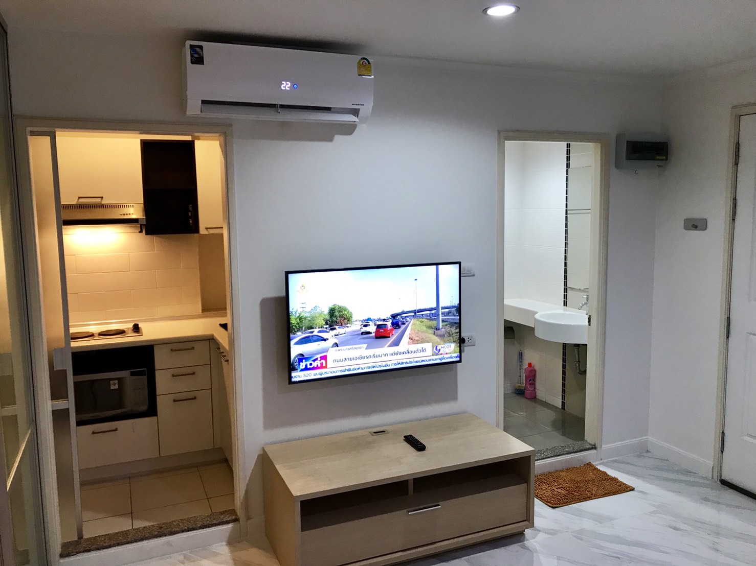 ให้เช่าคอนโด Lumpini Place Ramindra-Laksi (ลุมพินี เพลส รามอินทรา-หลักสี่) 1 ห้องนอน 1 ห้องน้ำ ขนาด 34.58 ตรม