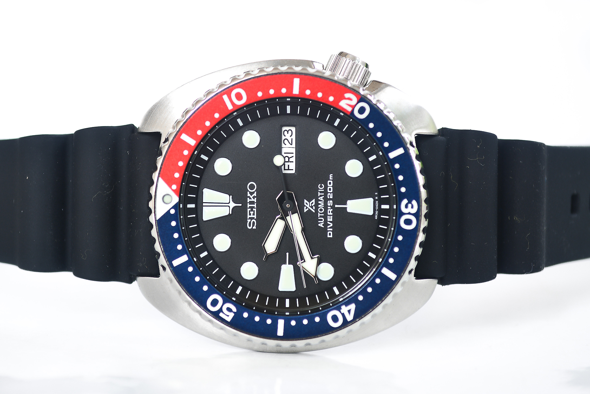NEW:Seiko Prospex Diver turtle auto แดง-น้ำเงิน (Sold)