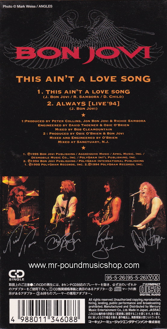 Bon Jovi - This Ain't A Love Song