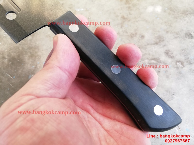 มีดครัว/มีดเชฟ ใบเคลือบเทฟลอน เนื้อไม่ติดมีด ใบมีด8นิ้ว ใหม่