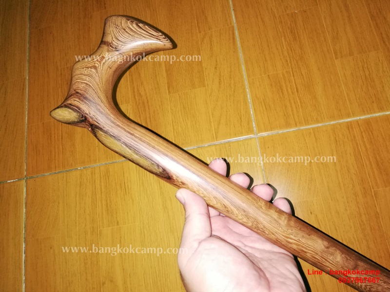 ไม้มงคลหายาก... ไม้เท้า (ไม้สาธร / กระพี้เขาควาย) (No.1)