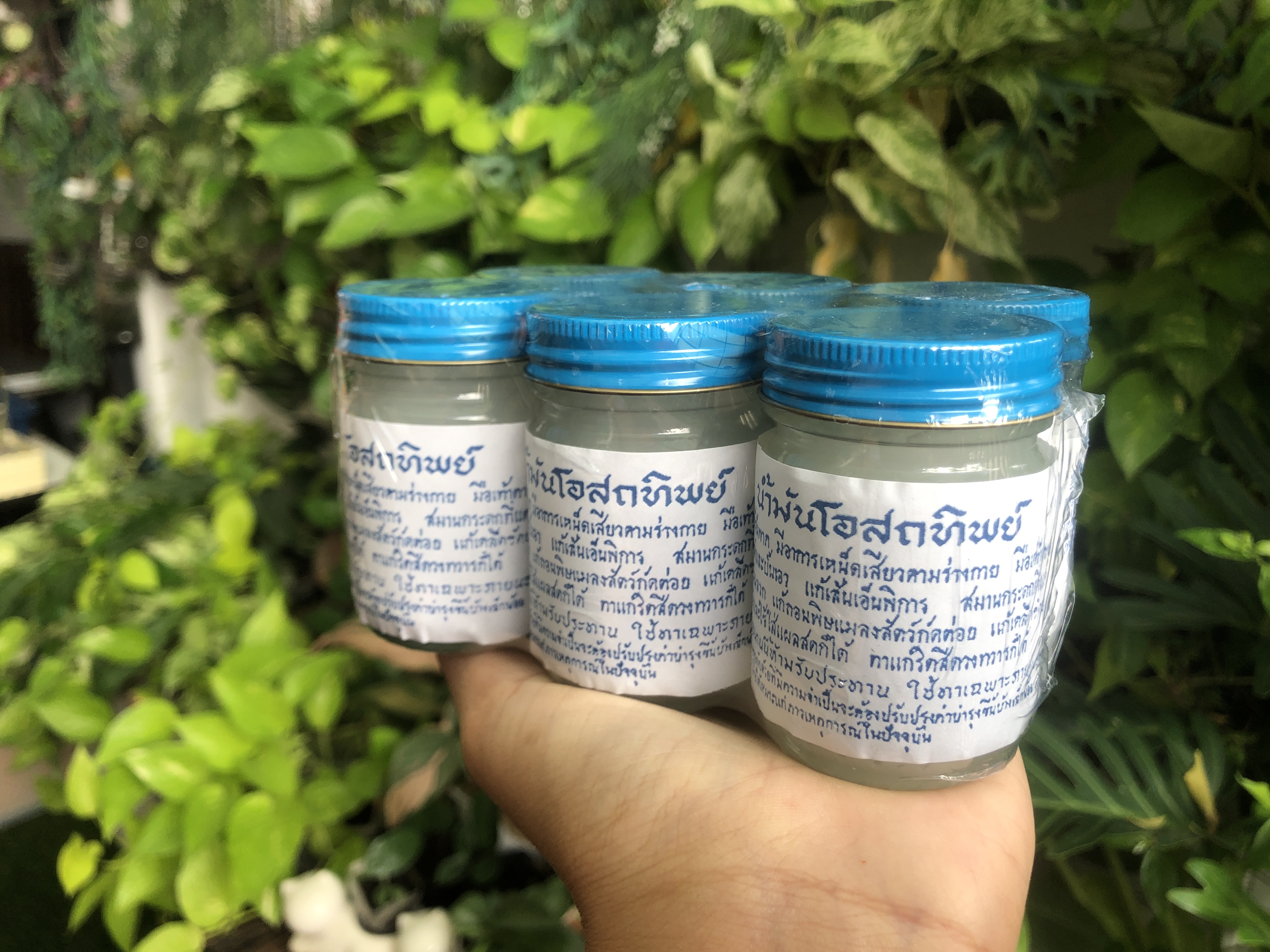 น้ำมันโอสถทิพย์ (ตำรับวัดโพธิ์) สีขาว (เล็ก)50g.