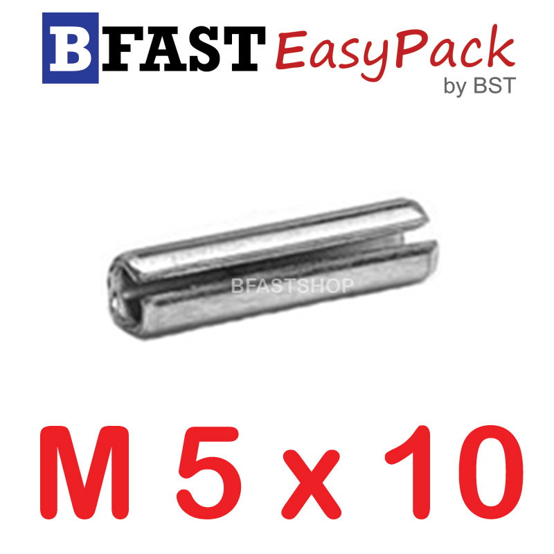 ปิ๊นตะกุดสแตนเลส SUS M5 x 10 (5 ตัว/ถุง)
