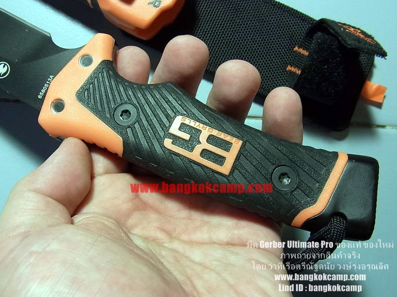 มีดเดินป่า/ยังชีพ Gerber Bear Grylls Ultimate Pro ใหม่ แท้ มีนกหวีดและที่จุดไฟ ของแท้ ของใหม่