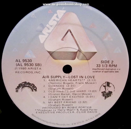 Air Supply - Lost in Love