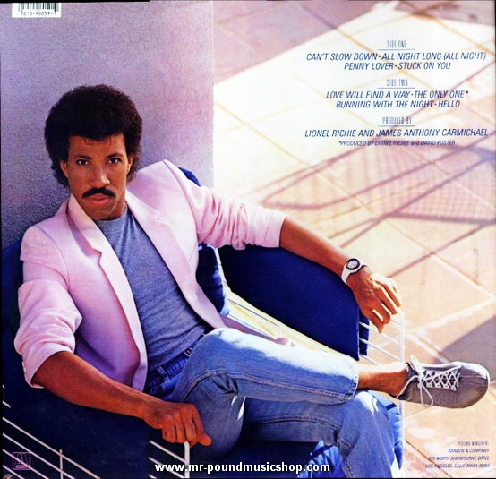Lionel Richie - Can't Slow Down