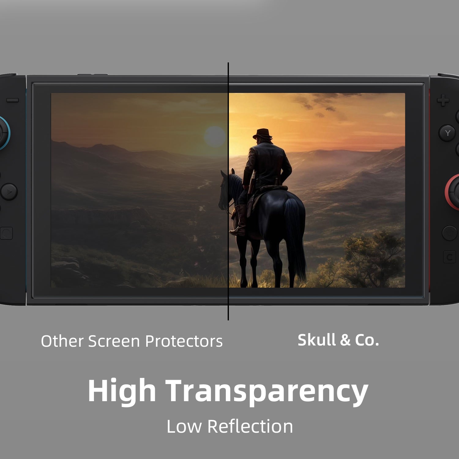 Savage Raven by Skull & Co. Tempered Glass Screen with Frame for Switch 2 (2 Pack) (รุ่นปี 2025)