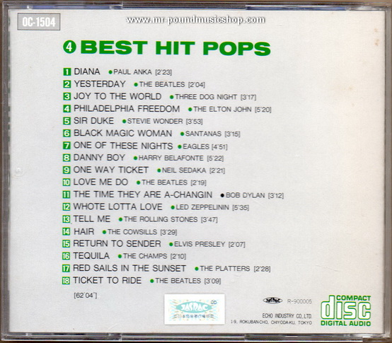 Various Artists - Best Hit Pops 4