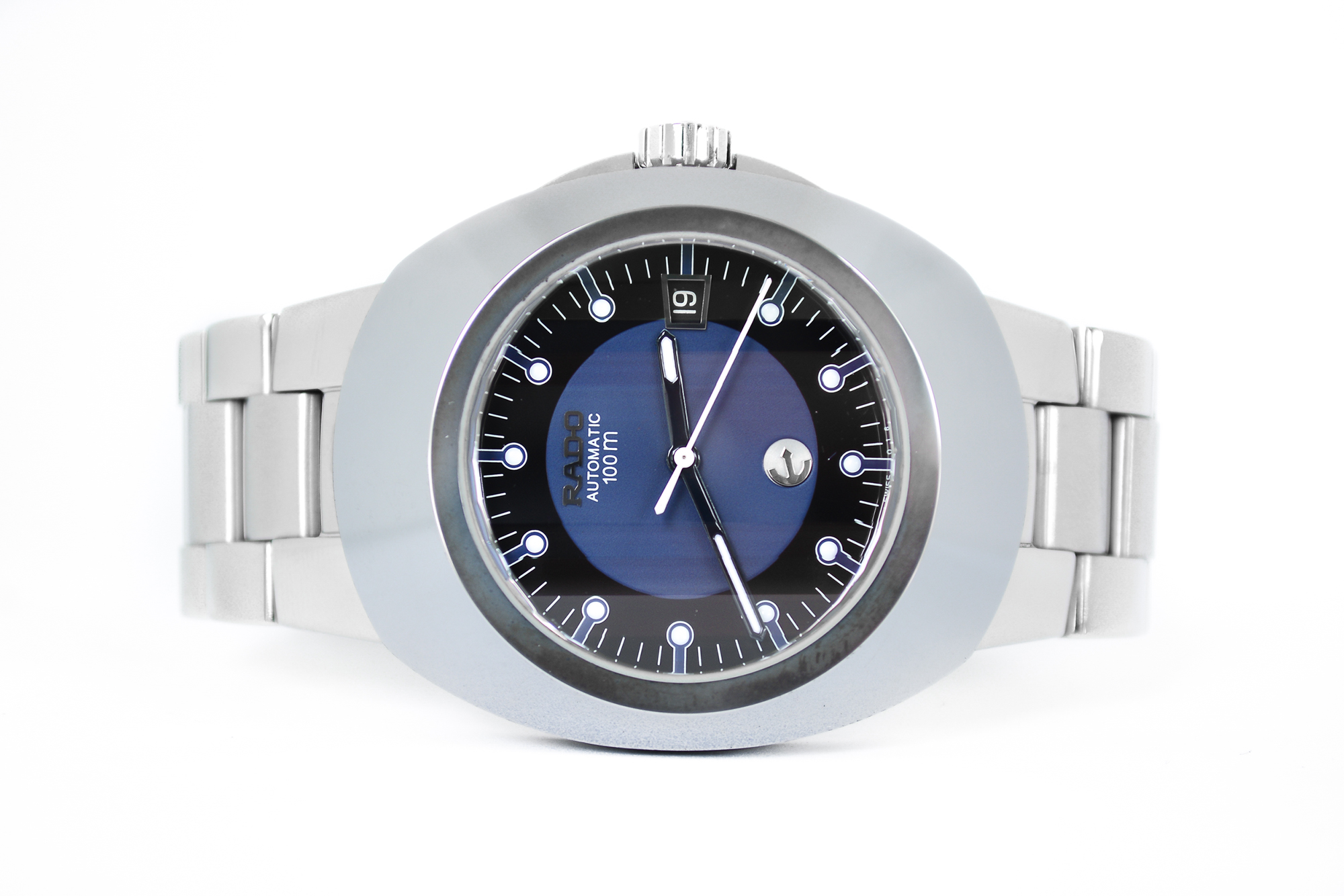 Rado Diastar Original Automatic เรือนเหล็ก หน้าน้ำเงิน (Sold)